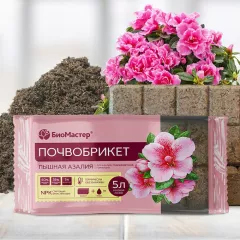 БиоМастер Почвобрикет Пышная Азалия 5 л