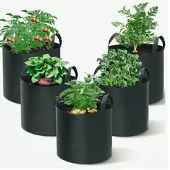 Гроу горшок дышащий чёрный RASTISHKAGROW