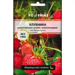 Клубника Красная Королева усатая 10 шт РЕДКИЕ СЕМЕНА