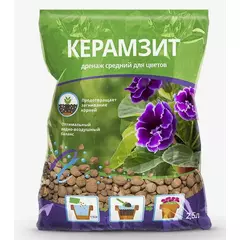 Керамзит дренаж средний 10-20 мм 2,5 л ДЦ
