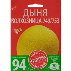 Дыня Колхозница 3 г АГРОУСПЕХ МНОГО-ВЫГОДНО