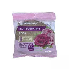 БиоМастер Почвобрикет Роза круглый 2,5 л