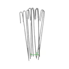 Колышки скобы для бордюрной ленты 30см 10 шт