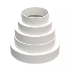 Редуктор переходник Люкс пирамида 100 - 150 мм