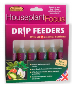 GT HOUSEPLANT FOCUS DRIP FEEDERS для комнатных растений 6*38 мл