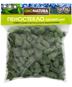 GROWPLANT Субстрат из пеностекла GREEN 5-30 мм (Заводская упаковка) 1 л