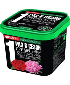 BONA FORTE Удобрение для Пионов и Роз гранулированное пролонгированное с биодоступным кремнием 1 л