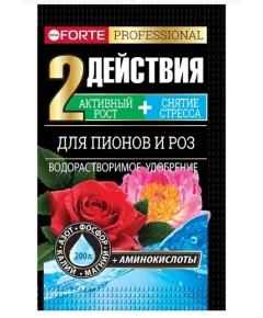 BONA FORTE для Пионов и Роз удобрение с аминокислотами 100 г