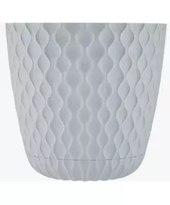 Горшок INGREEN WAVE Вэйв D115 мм подст. Утренний туман 0,65 л