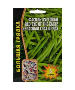 Фасоль куст.  Красный глаз орла 5 г РЕДКИЕ СЕМЕНА