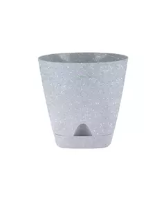 Горшок Амстердам с подст. Светлый камень