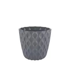 Горшок INGREEN WAVE Вэйв Вулканический серый