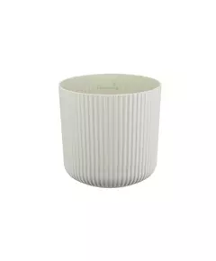 Кашпо Вельвет с подст. Белый ротанг