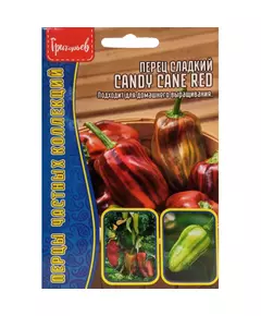 Перец сладкий CANDY CANE RED 5 шт РЕДКИЕ СЕМЕНА