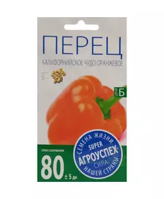 Перец Калифорнийское чудо оранжевое 0,1 г АГРОУСПЕХ,
