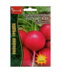Редис крупноплодный Русский Гигант 3 г РЕДКИЕ СЕМЕНА