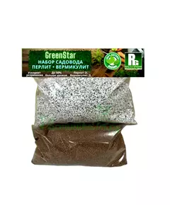 GREENSTAR Набор садовода перлит + вермикулит 2+2 л