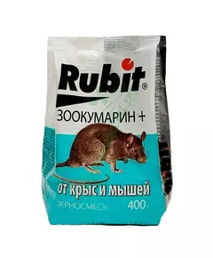Зоокумарин + зерносмесь от крыс и мышей Рубит