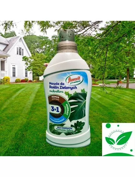 FLOROVIT Флоровит Про Натура Микрофлора 3в1 для зеленых растений жидкое 1 л