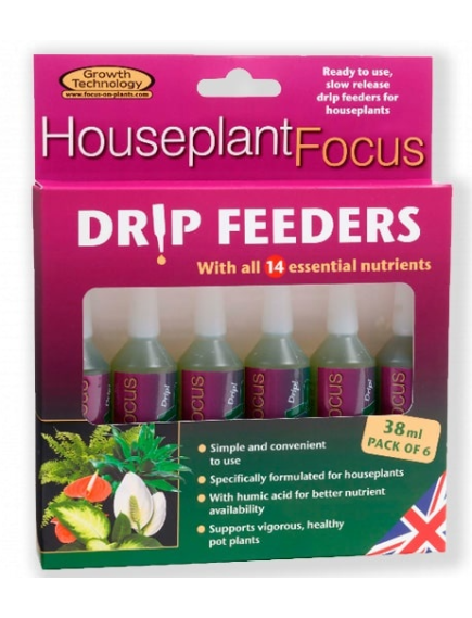 GT HOUSEPLANT FOCUS DRIP FEEDERS для комнатных растений 6*38 мл