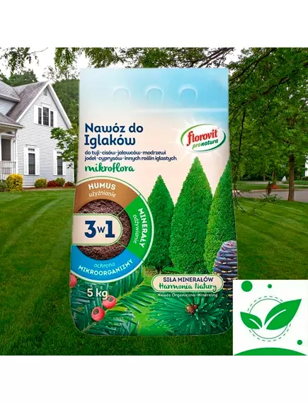 FLOROVIT Флоровит Про Натура для хвойных 3в1 гранулированное  5 кг