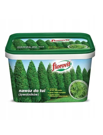 FLOROVIT Для хвойных, туй. Длительного действия. 100 дней 4 кг