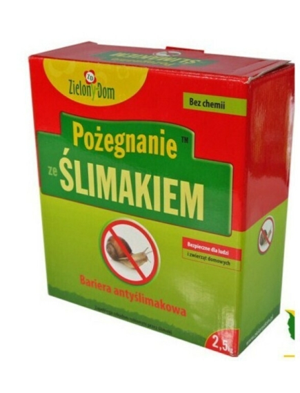 Средство Прощание с улиткой для садового участка Био Зеленый Дом 2.5 кг
