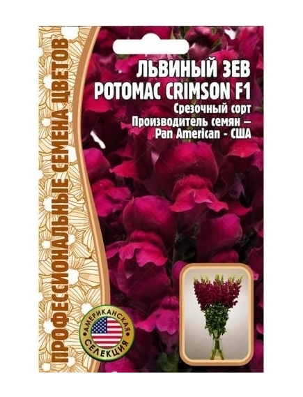 Львиный  Зев  POTOMAC CRIMSON F1 5 шт РЕДКИЕ СЕМЕНА