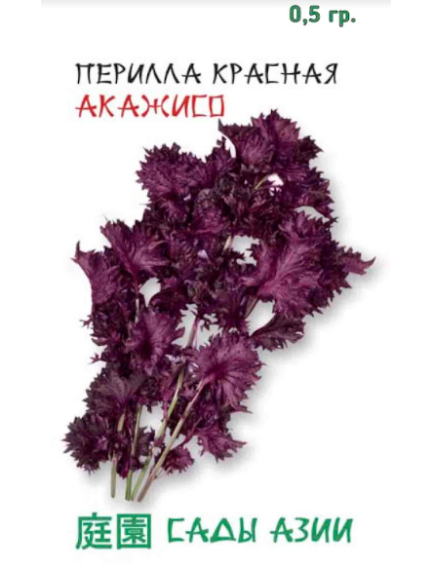 Перилла красная Акажисо 0,5 г Сады Азии