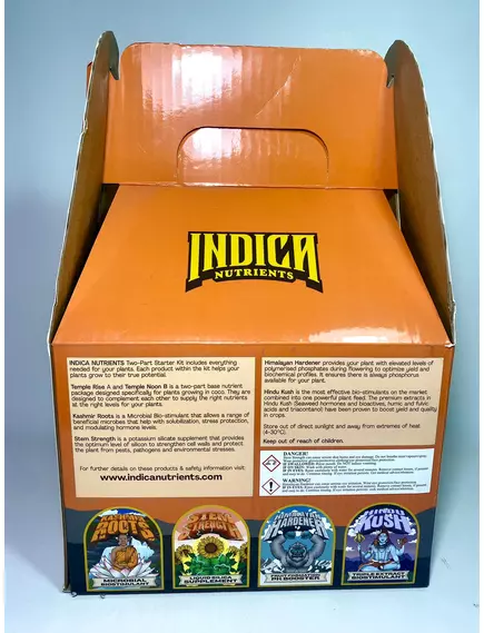 IND.NUTRIENTS Набор TEMPLE RISE A/B + 4 стимулятора 2*500 мл + 4*250 мл