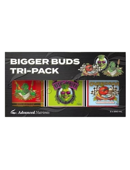 ADVANCED NUTRIENTS BIGGER BUDS TRI-PACK набор стимулятор 3*250 мл