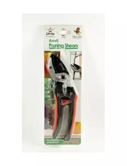 Секатор с упором SAMURAI IPSAV-42TP для обрезки сухих веток L=182 мм