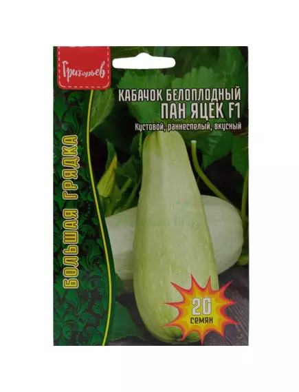 Кабачок Пан Яцек F1 20 шт РЕДКИЕ СЕМЕНА