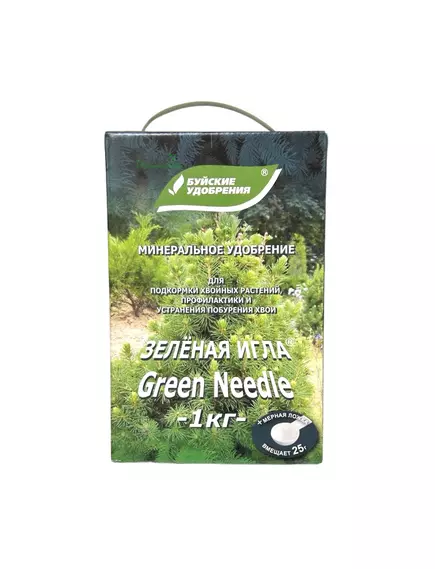Удобрение "Зеленая игла" коробка 1кг
