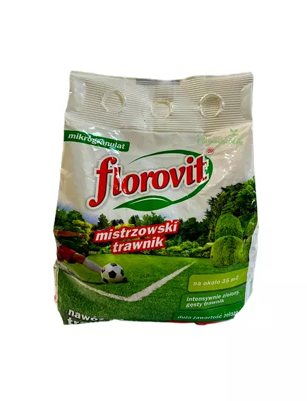 FLOROVIT Флоровит Удобрение для газонов, с большим содержанием железа гранулы 1 кг