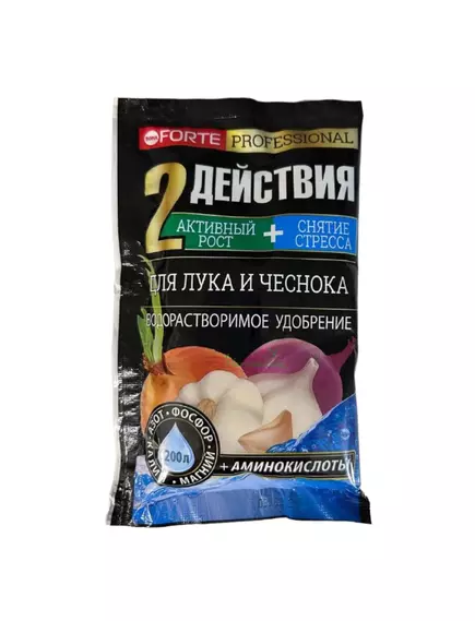 BONA FORTE Бона Форте для Лука и Чеснока удобрение с аминокислотами 100 г
