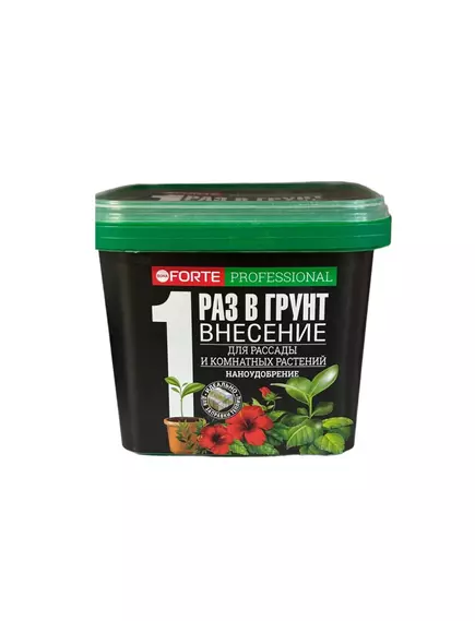 BONA FORTE Бона Форте НАНОУДОБРЕНИЕ пролонгированное для рассады, саженцев, комнатных растений, теплиц 1 л