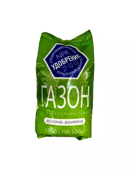 Газон весна-лето с микроэлементами 1,5 кг АГРОУСПЕХ