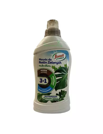 FLOROVIT Флоровит Про Натура Микрофлора 3в1 для зеленых растений жидкое 1 л