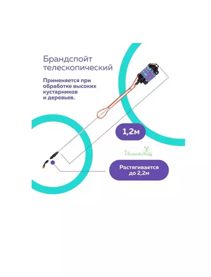 ZEMA Насадка удлинитель 2.2 м