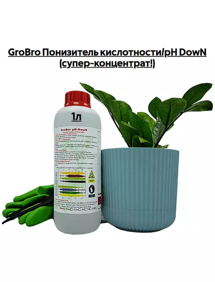 GROBRO Понизитель кислотности/PH DOWN (супер-концентрат!)