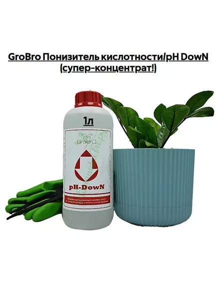 GROBRO Понизитель кислотности/PH DOWN (супер-концентрат!)